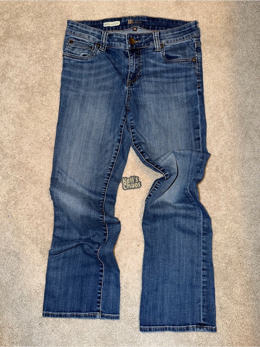 Kut from the Kloth Women's Medium Blue Boot Cut Jeans
